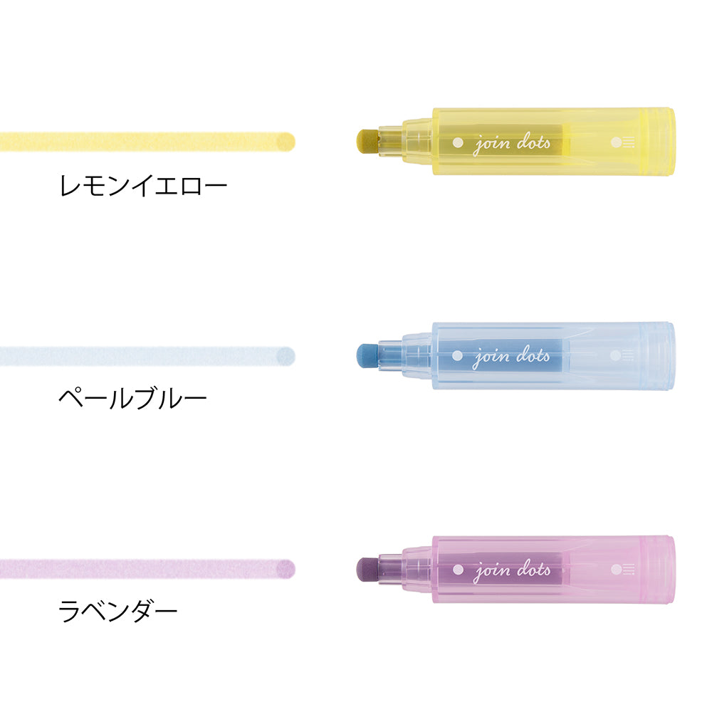 Midori Connecting Pen Join Dots - Pastel A
