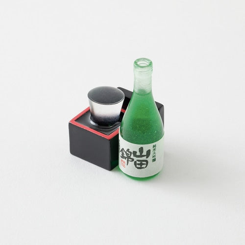 Midori Miniature Magnet — Japanese Sake — with packaging