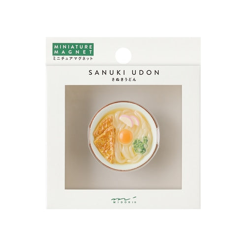 Midori Miniature Magnet — Sanuki Udon — detail view