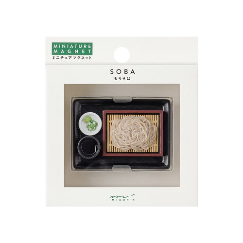 Midori Miniature Magnet — Soba — detail view