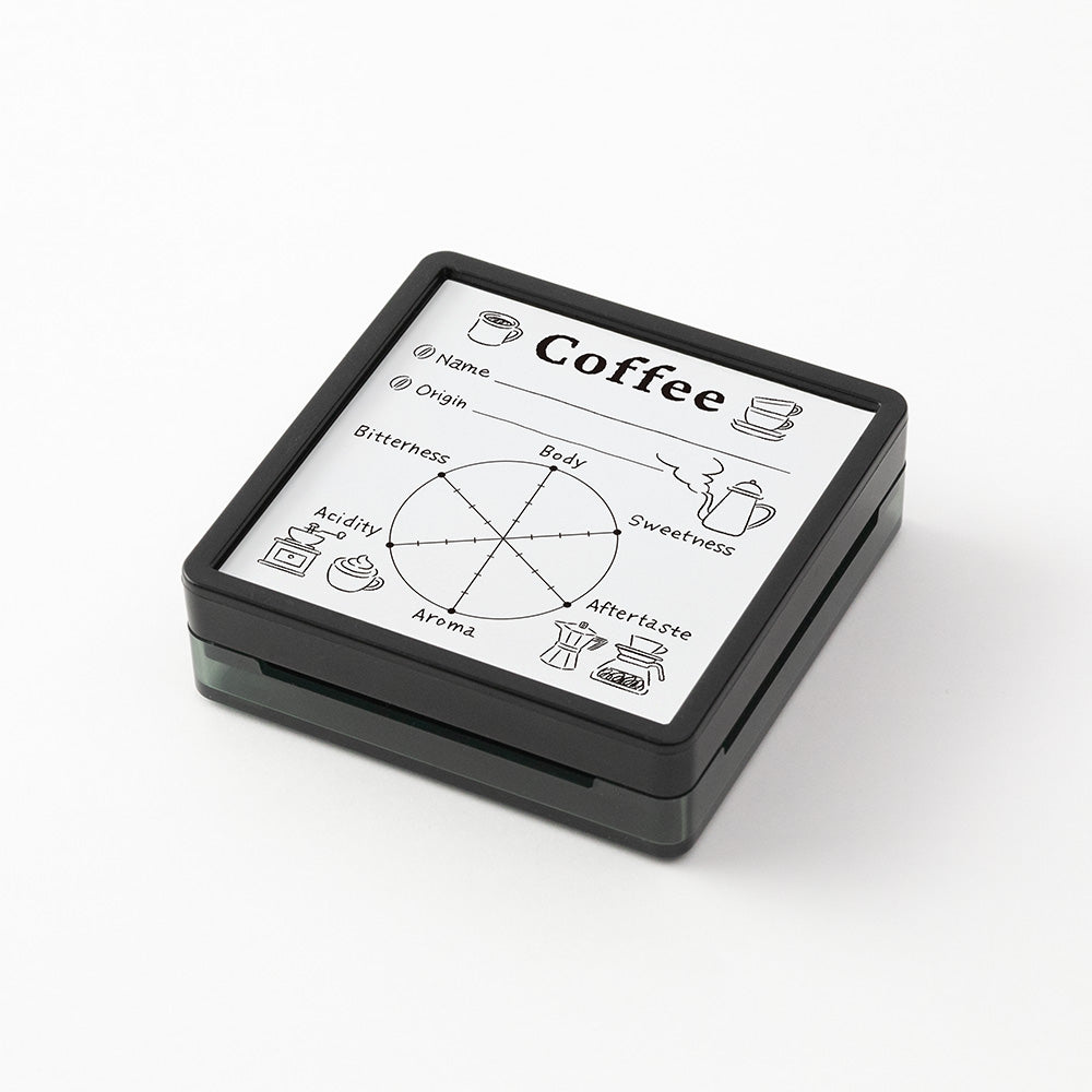 Midori Paintable Stamp Pre-inked — Coffee — stamped impression