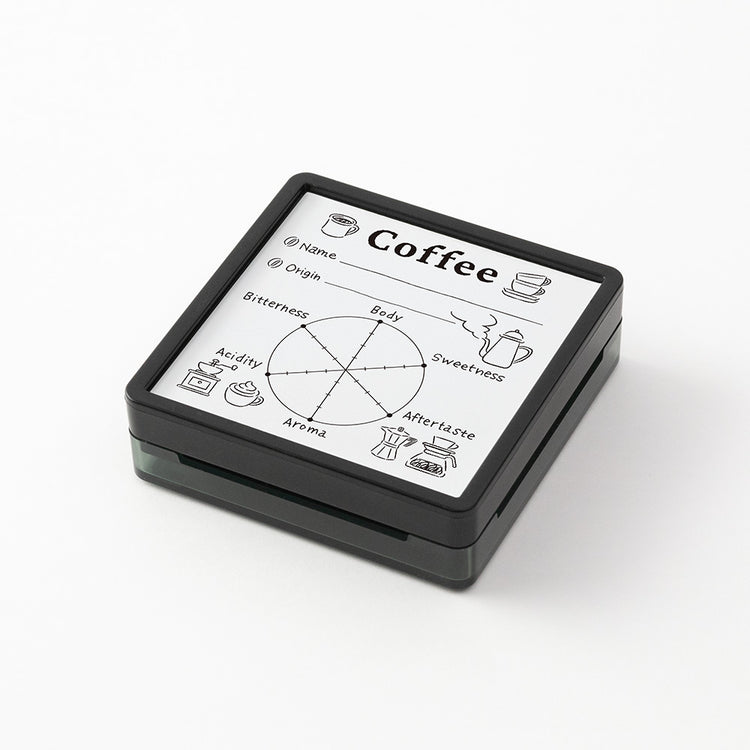 Midori Paintable Stamp Pre-inked — Coffee — stamped impression