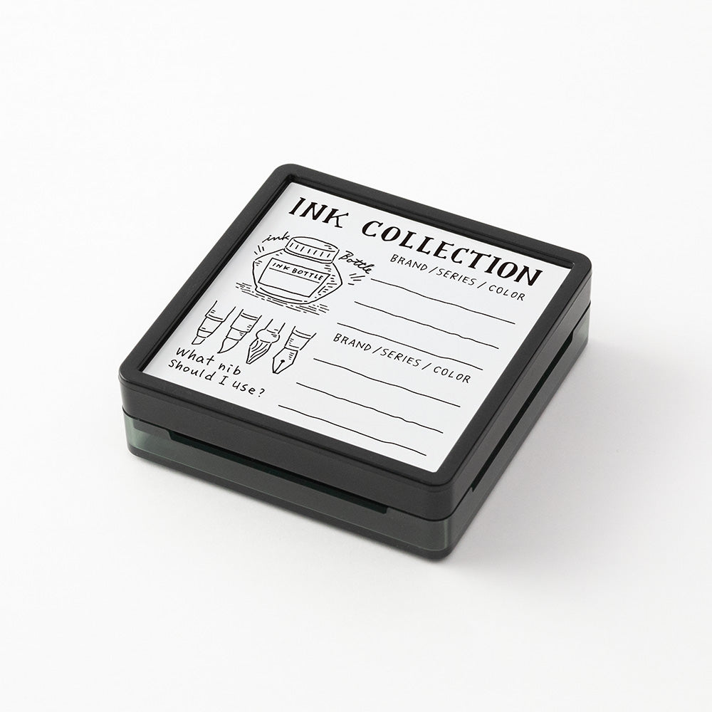 Midori Paintable Stamp Pre-inked — Ink Collection A — stamped impression