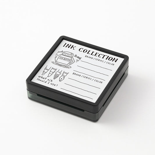 Midori Paintable Stamp Pre-inked — Ink Collection A — stamped impression