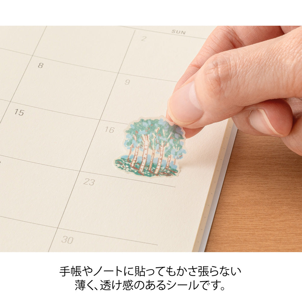 Midori Sticker — Finnish Motifs — close-up