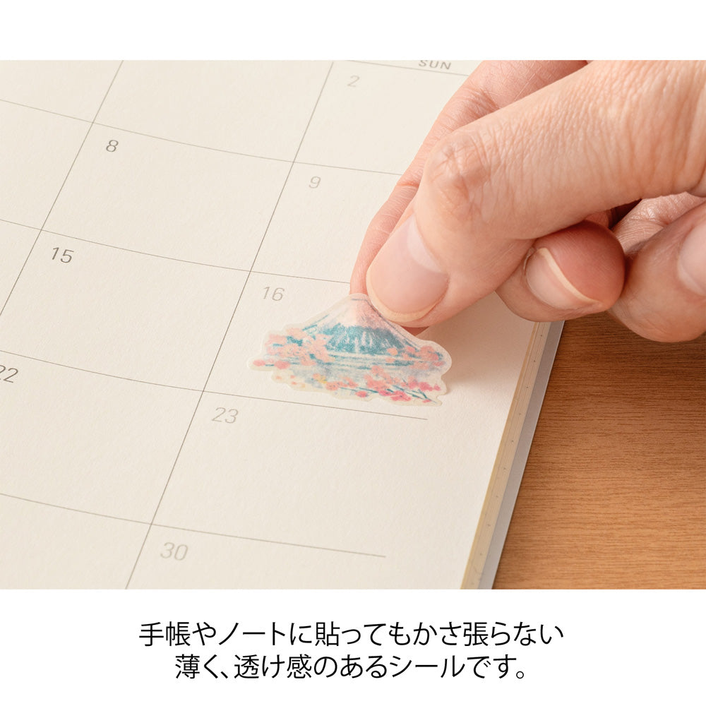 Midori Sticker — Japanese Motifs — close-up
