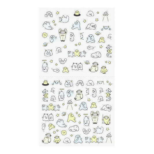 Midori Sticker 2738 Lined Monster