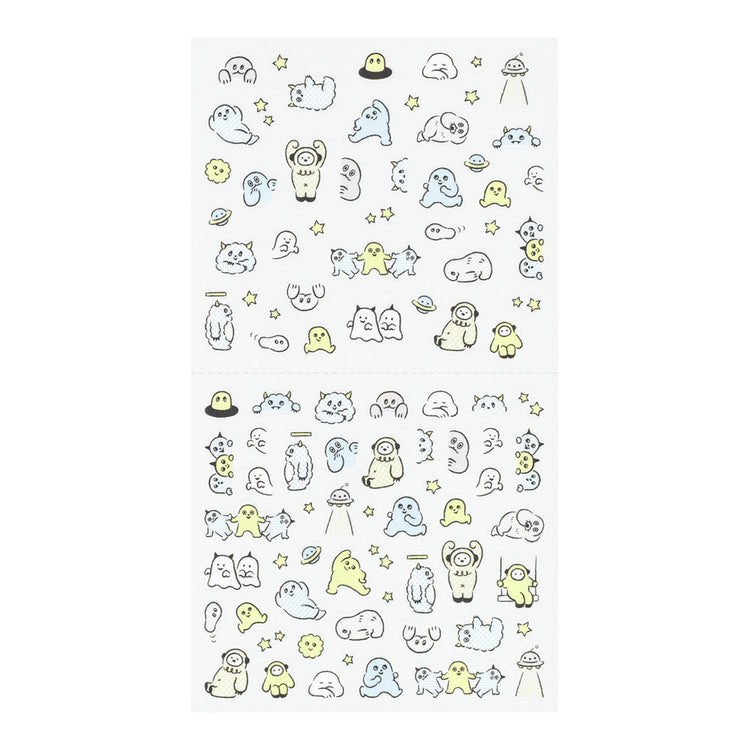Midori Sticker 2738 Lined Monster