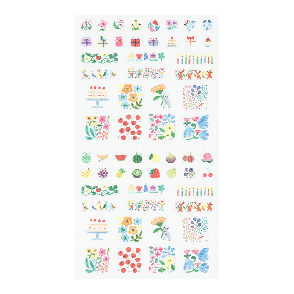 Midori Sticker 2741 Margin Flower