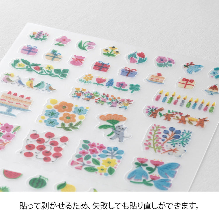Midori Sticker 2741 Margin Flower