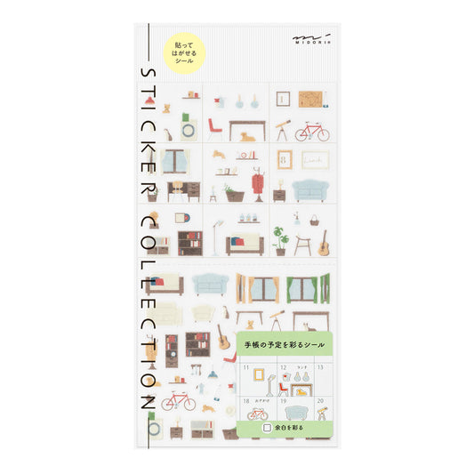 Midori Sticker 2743 Margin Interior