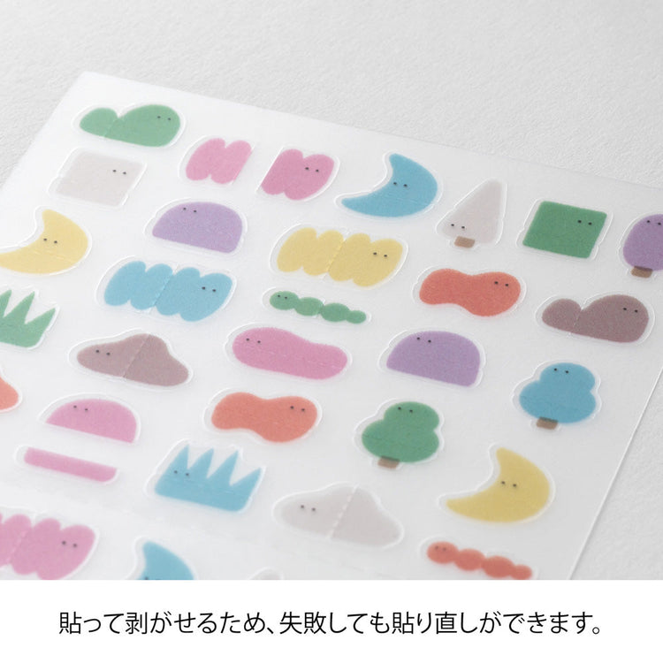 Midori Sticker 2746 Side-Frame Loose Illustration