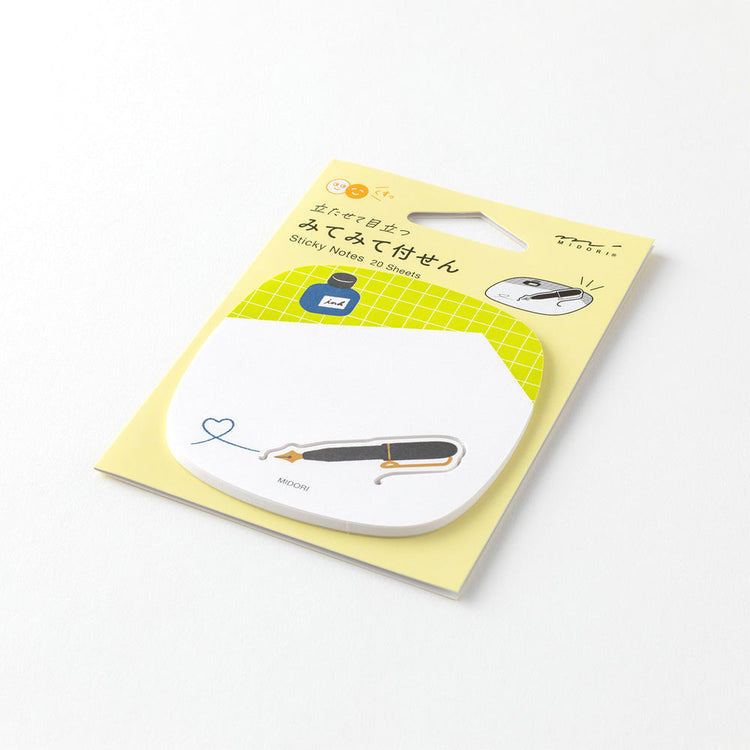 Midori Sticky Notes Pop-up — Pen — with packaging