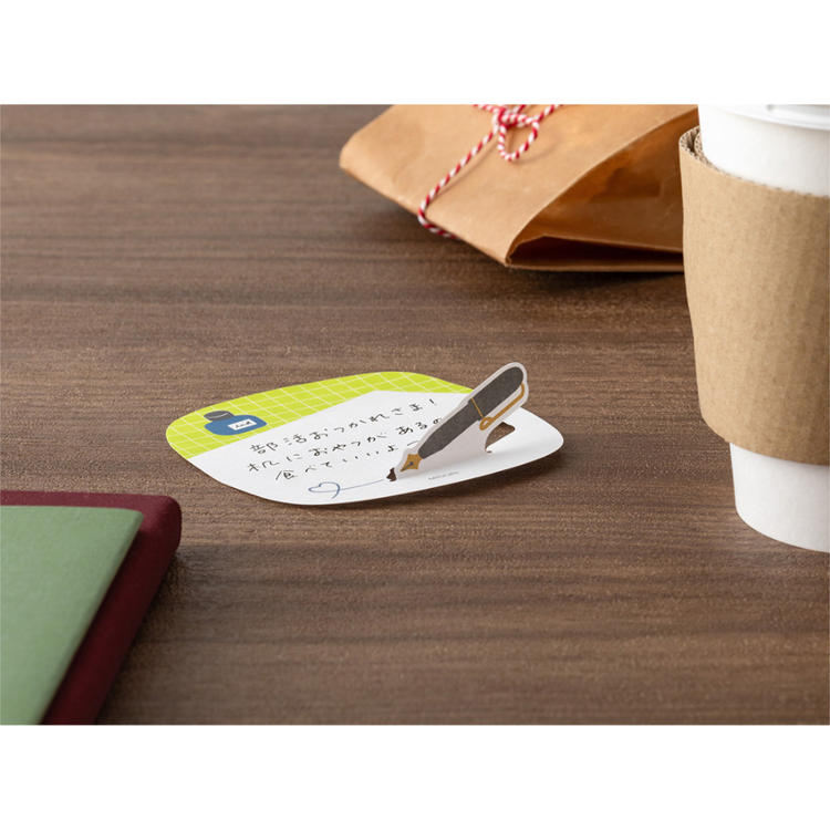 Midori Sticky Notes Pop-up — Pen — angle view