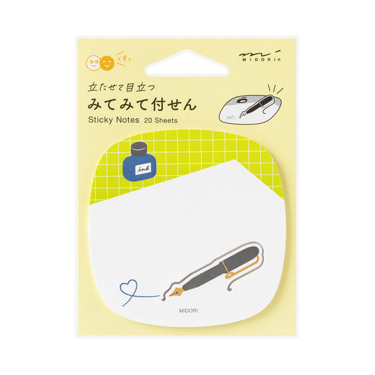 Midori Sticky Notes Pop-up — Pen — front view