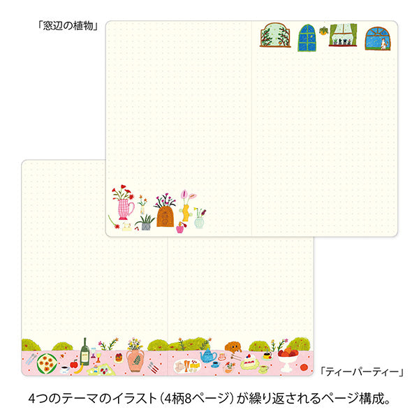 Midori Yuru Log Notebook B6 - My Life A