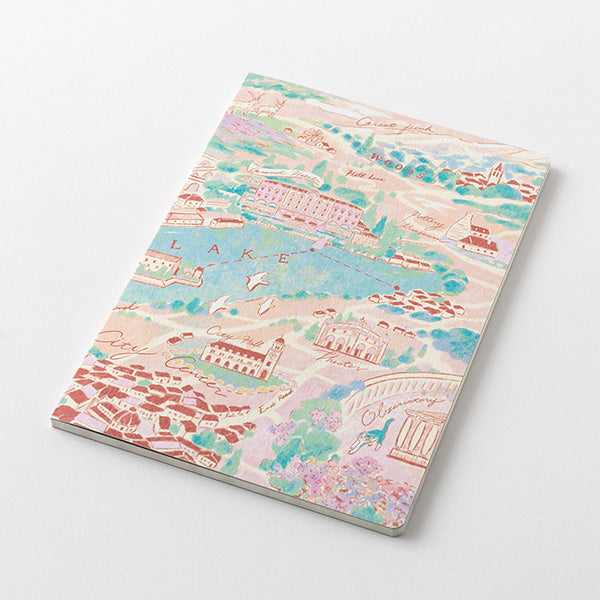 Midori Yuru Log Notebook <B6> — Travel & Hotel A — with packaging
