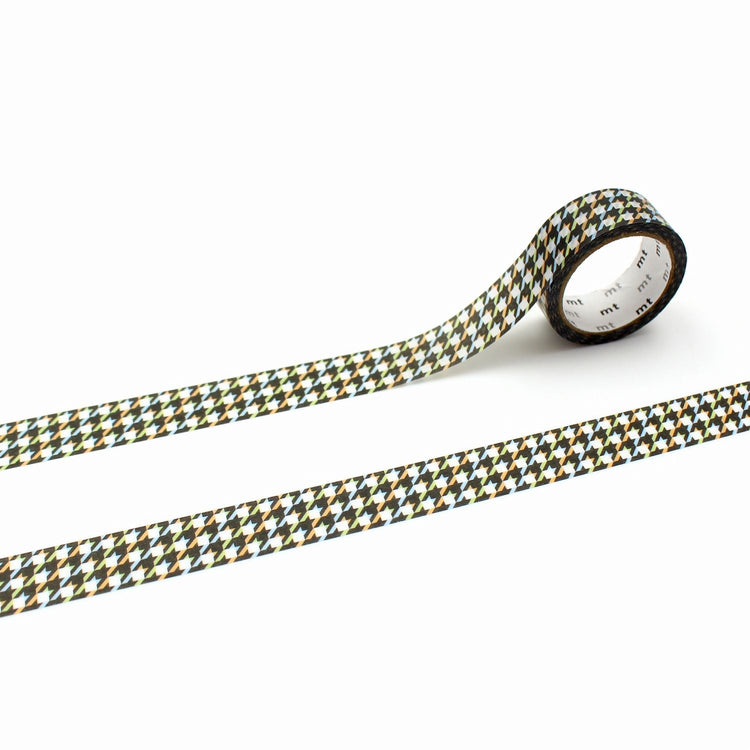 MT 1P Washi Tape - Houndstooth Multicolor