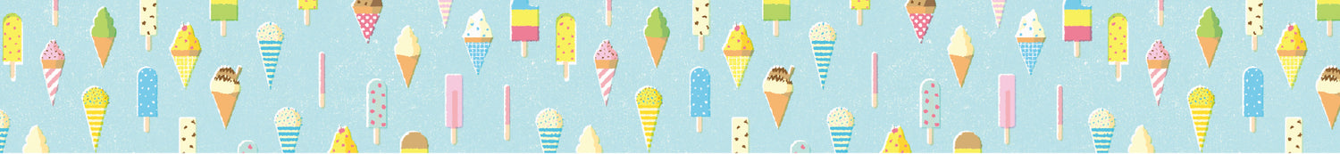 mt EX Washi Tape — Ice Cream — pattern detail