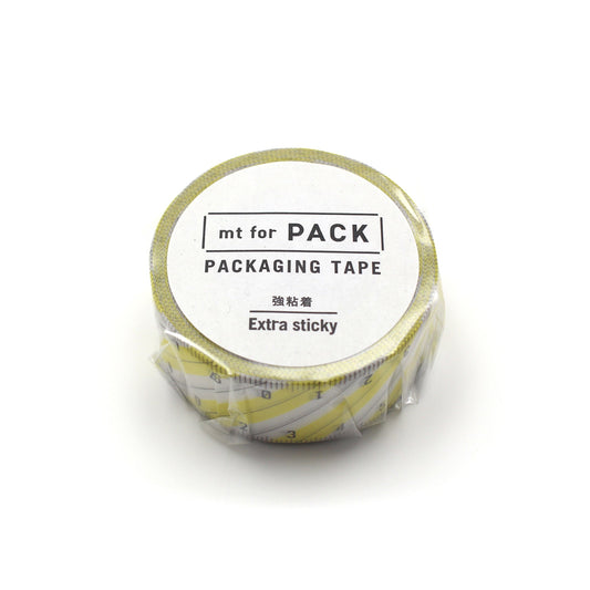 mt For Pack Permanent Tape — Stripe Ruler — roll front