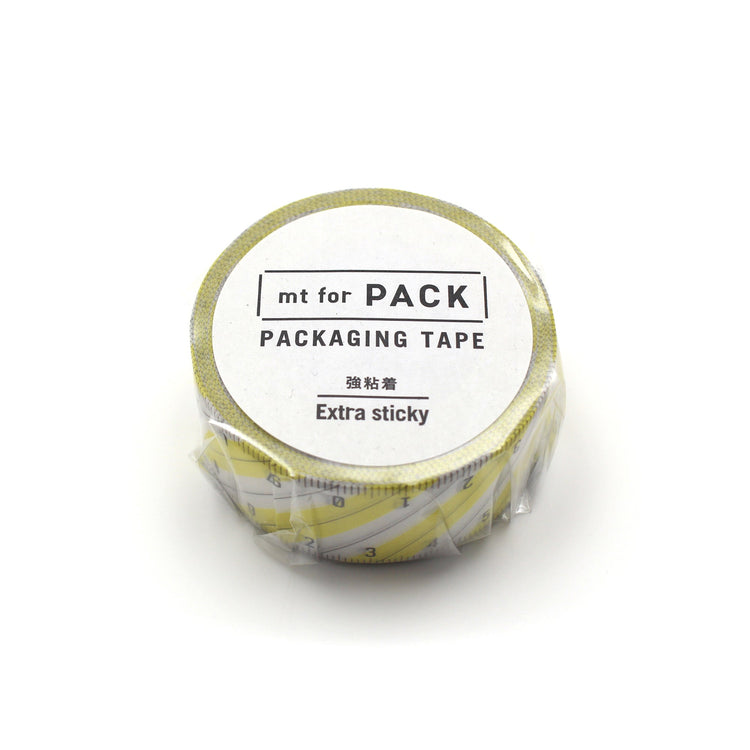 mt For Pack Permanent Tape — Stripe Ruler — roll front