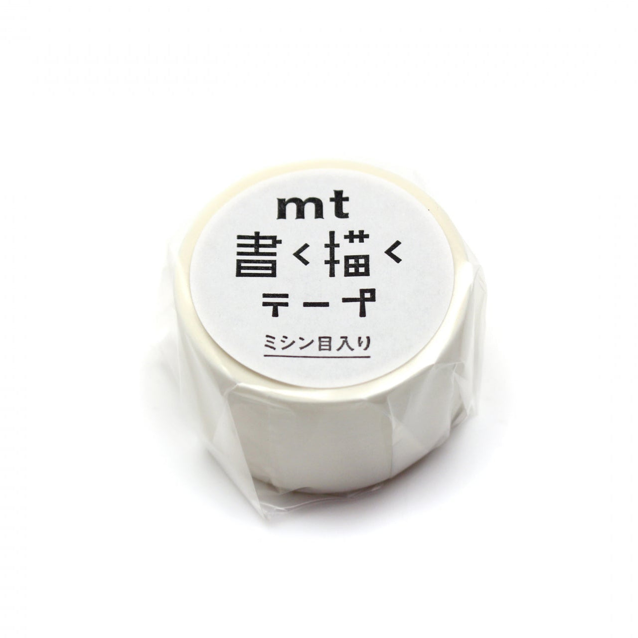 mt KakuKaku Washi Tape — White 24mm — pattern detail