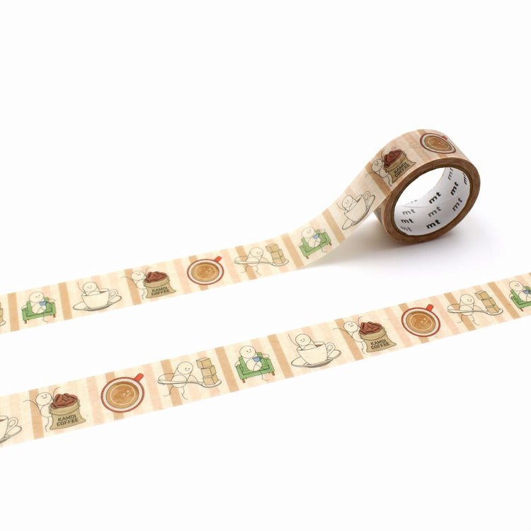 MT Upcycle Washi Tape - Coffee and MT Man