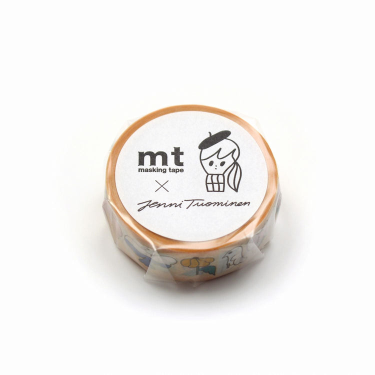 MT x Jenni Tuominen Washi Tape - Sinilintu