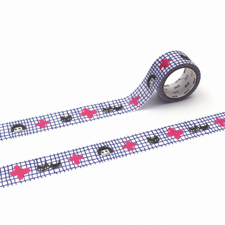 mt x Makoto Matsubayashi Washi Tape — Friend — roll front