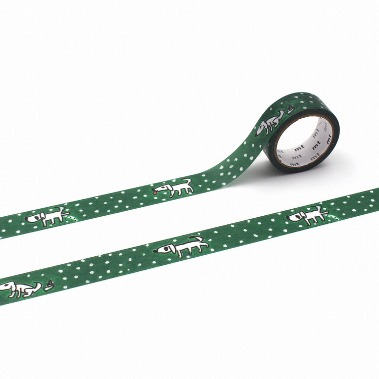 mt x Makoto Matsubayashi Washi Tape — Stroll — roll front
