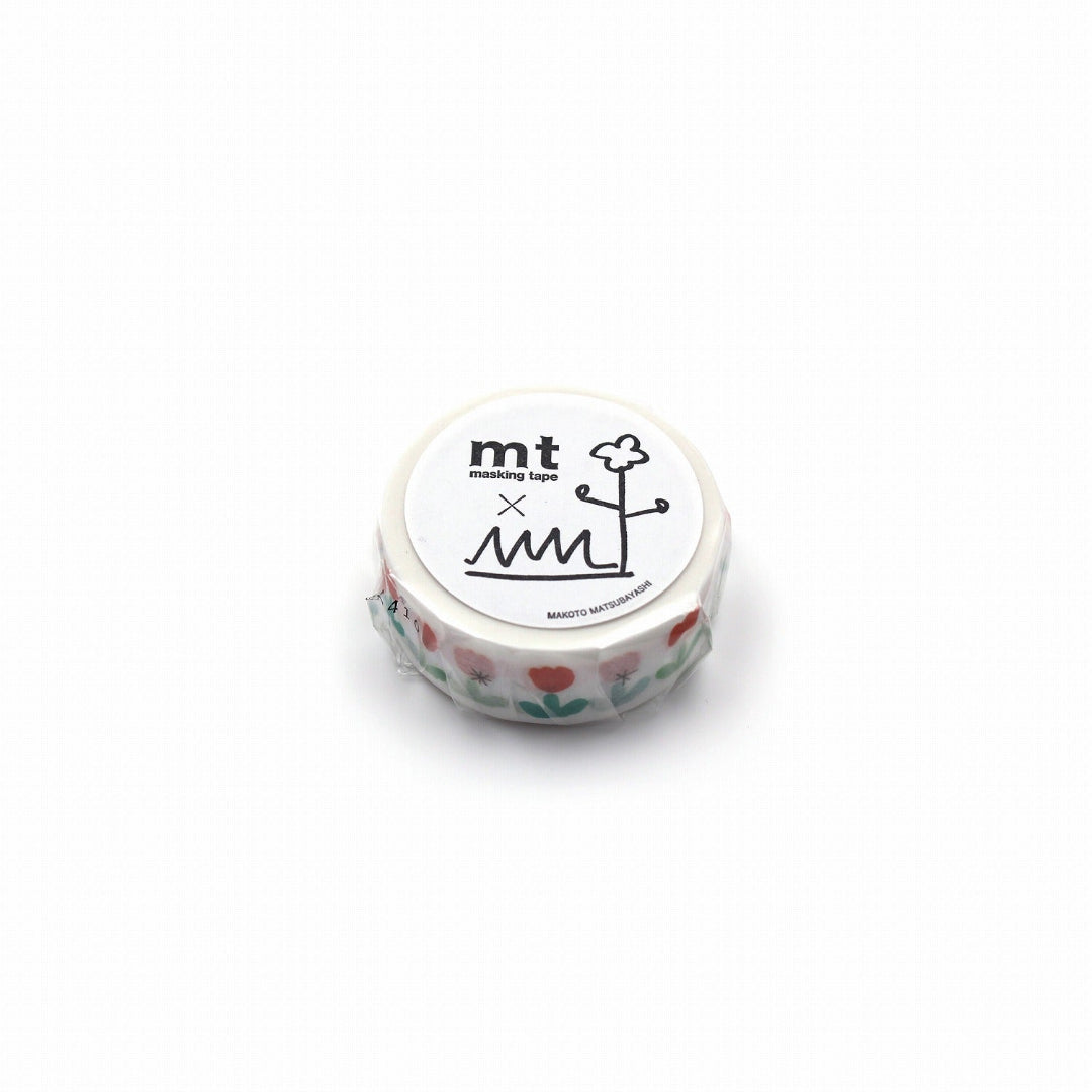 mt x Makoto Matsubayashi Washi Tape — Tulip — pattern detail