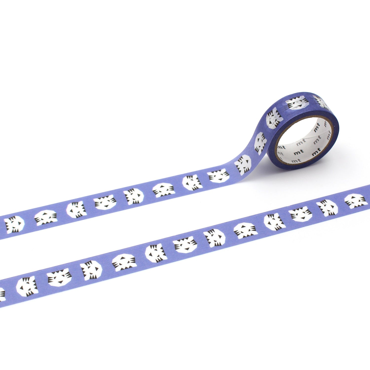 mt x Papier Tigre Washi Tape — Blue — pattern detail