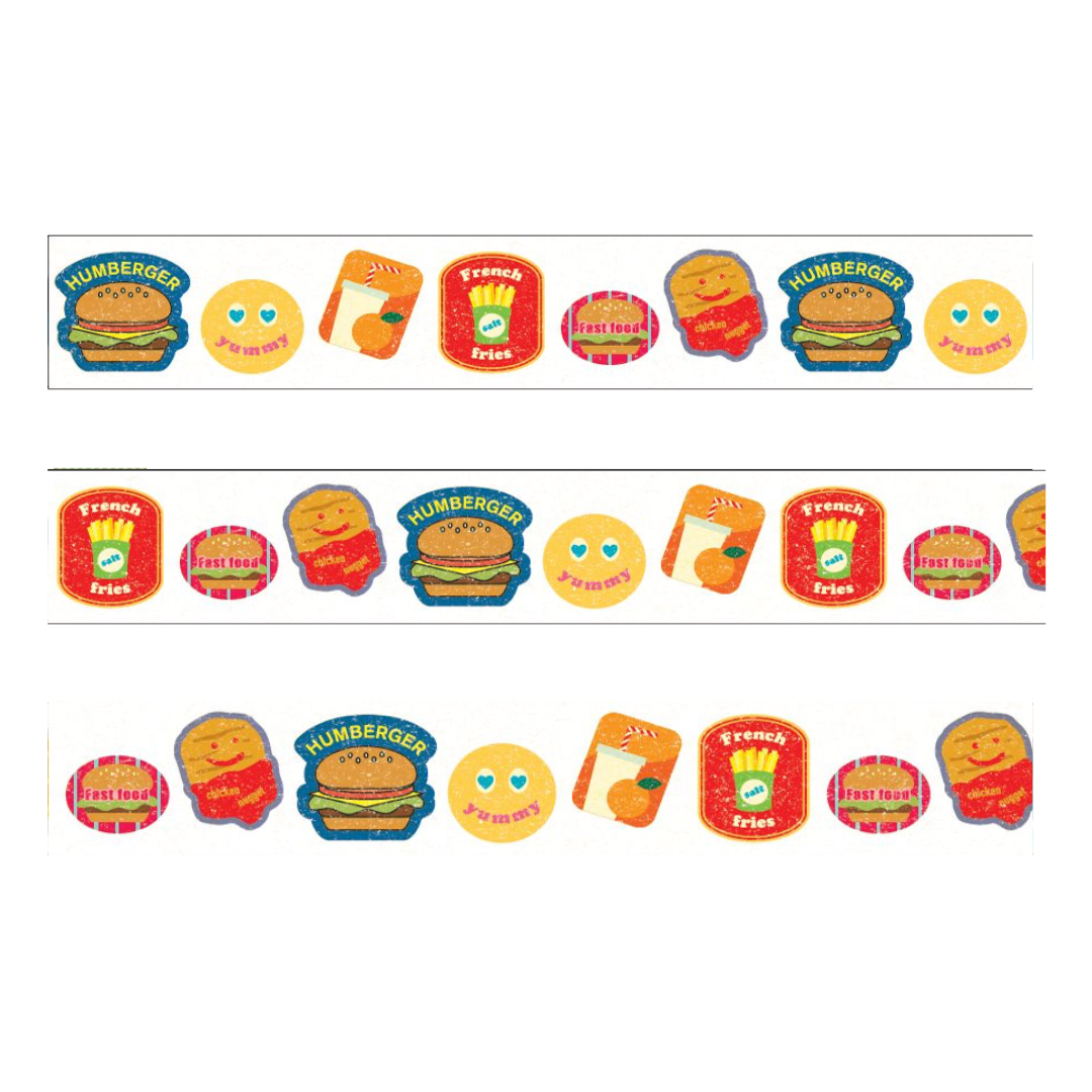 mt EX Washi Tape — Fast Food Sticker — with packaging