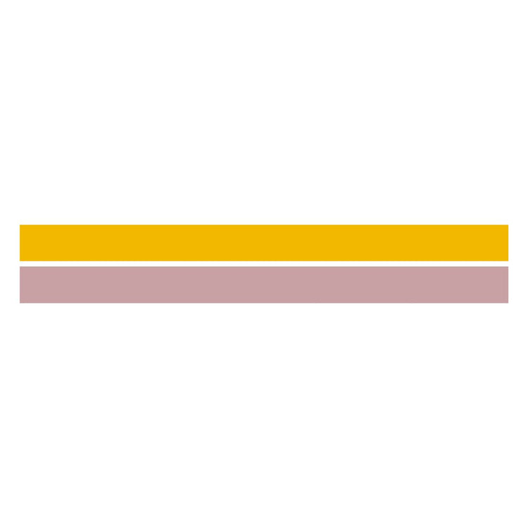 mt Upcycle Tape — Yellow x Lavender — rolled out on paper
