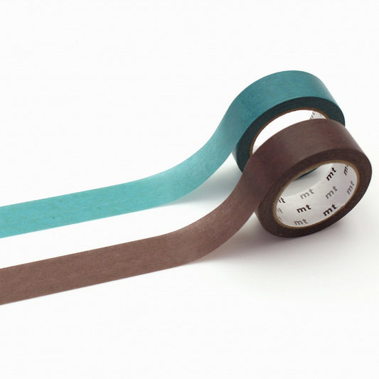 mt Upcycle Tape — Water x Gray Purple — roll front