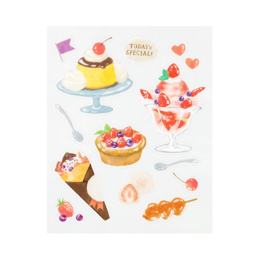 Midori Glossy Transfer Sticker — Snack — sticker detail
