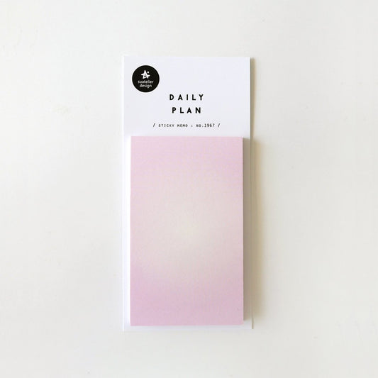 Suatelier Sticky Memo — Daily Plan .53 Pink Light (1) — detail view