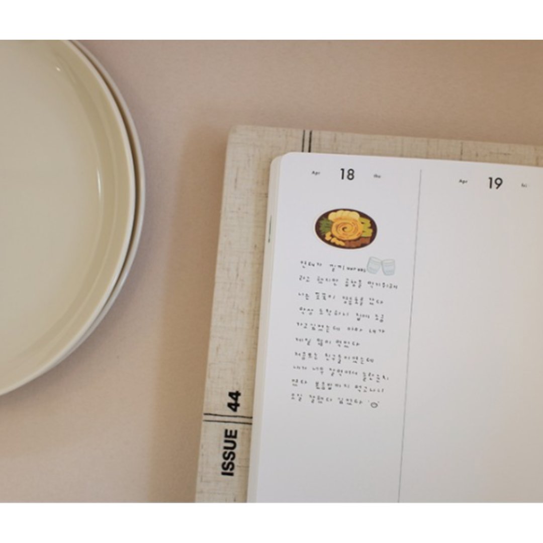 Suatelier Daily Deco Sticker — Food Trip #8 — flat lay