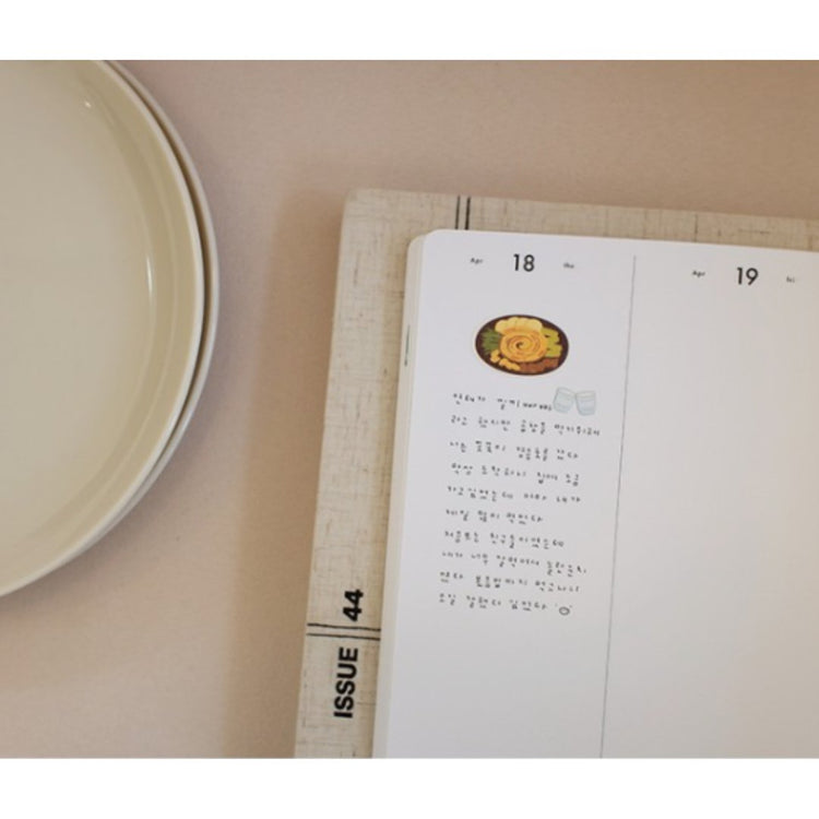 Suatelier Daily Deco Sticker — Food Trip #8 — flat lay