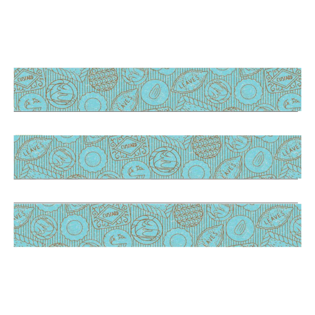 mt EX Washi Tape — Lined Cookies — with packaging