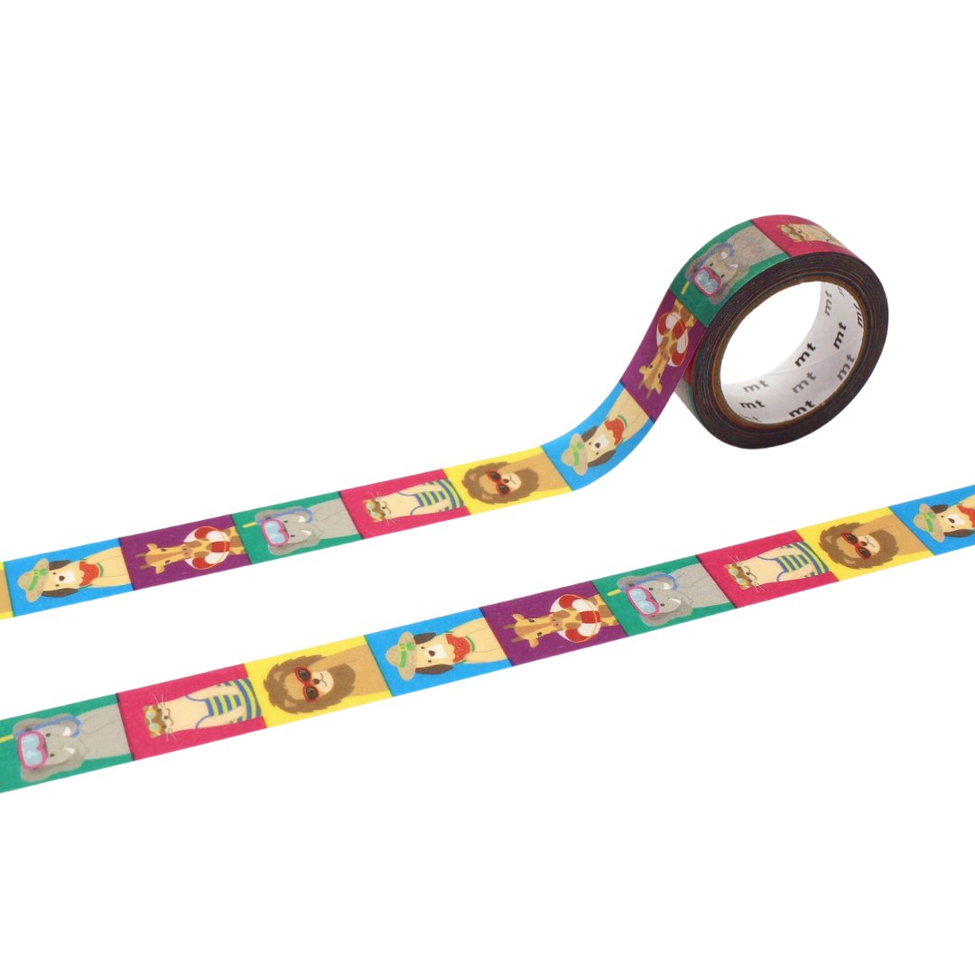mt EX Washi Tape — Summer Outfit — roll front