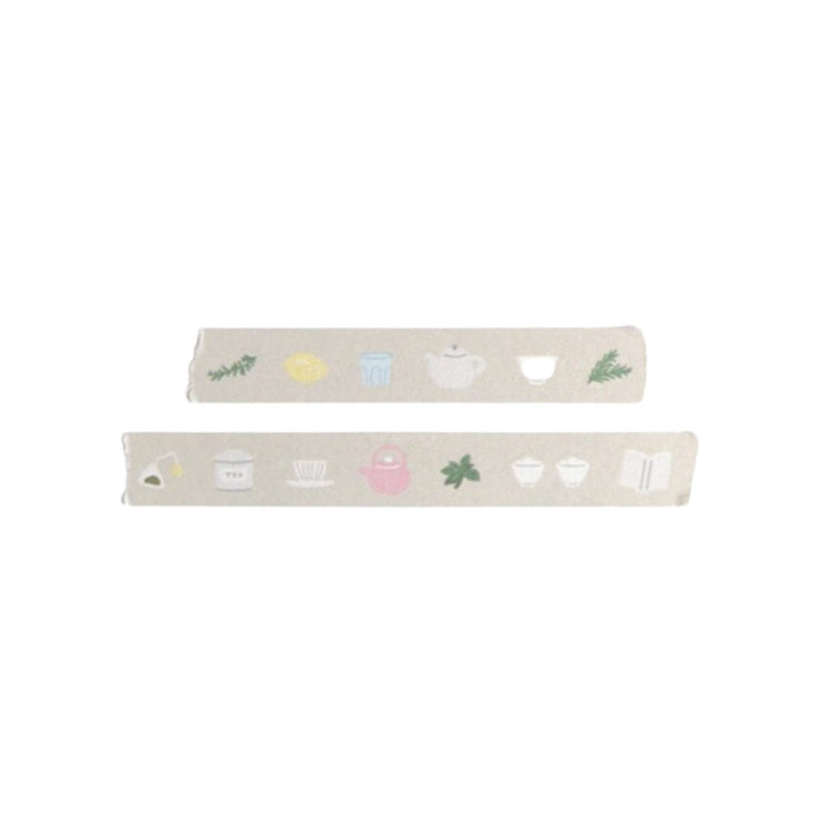 Suatelier Masking Tape — illust.01 — rolled out on paper