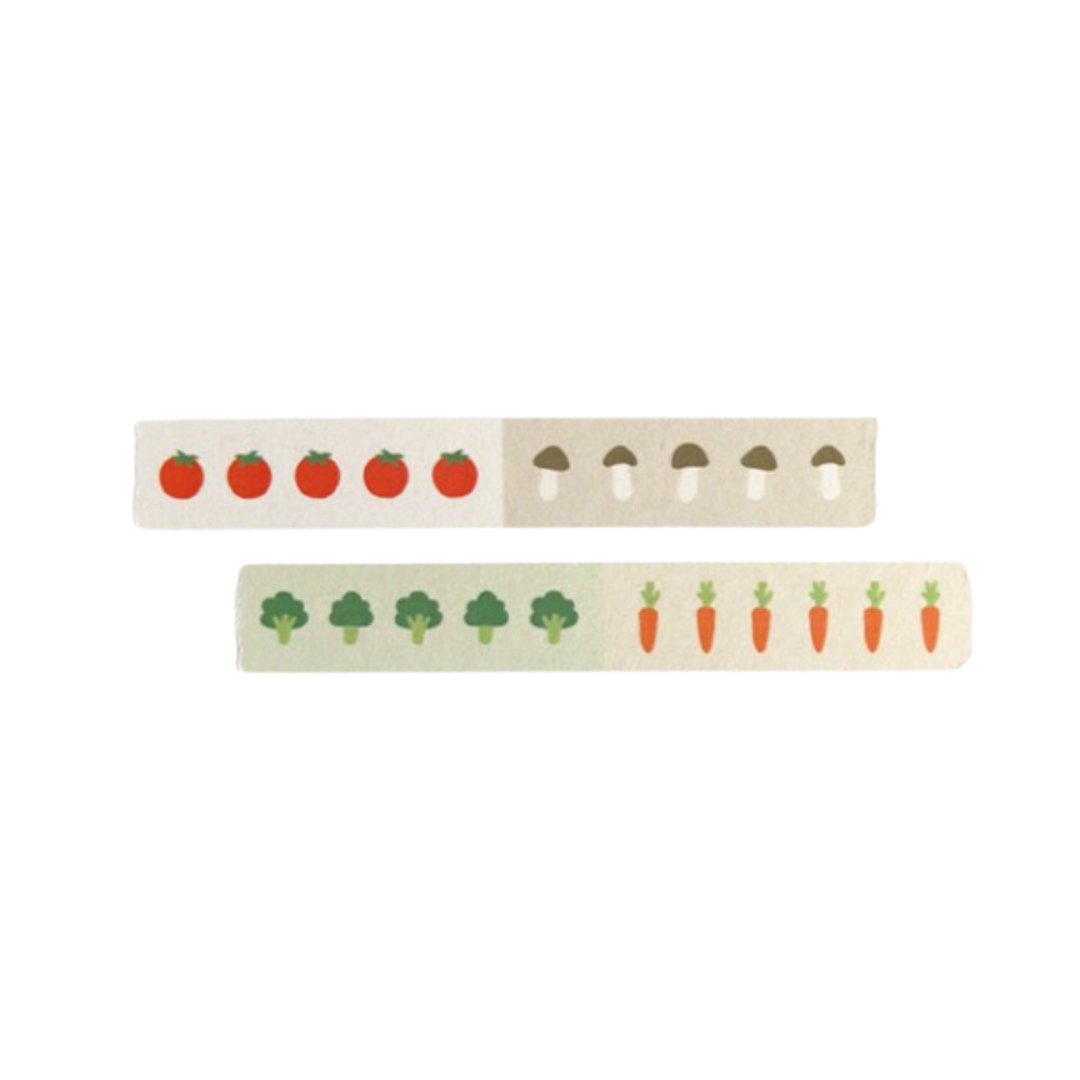 Suatelier Masking Tape — illust.04 — rolled out on paper