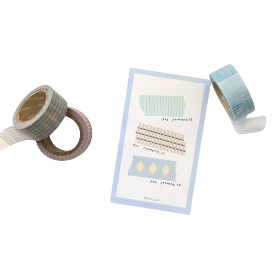 Suatelier Masking Tape — pattern.03 — colour close-up
