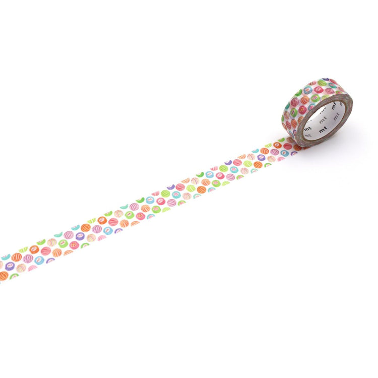 mt x Maruichikyu Washi Tape — Candy Dot — pattern detail