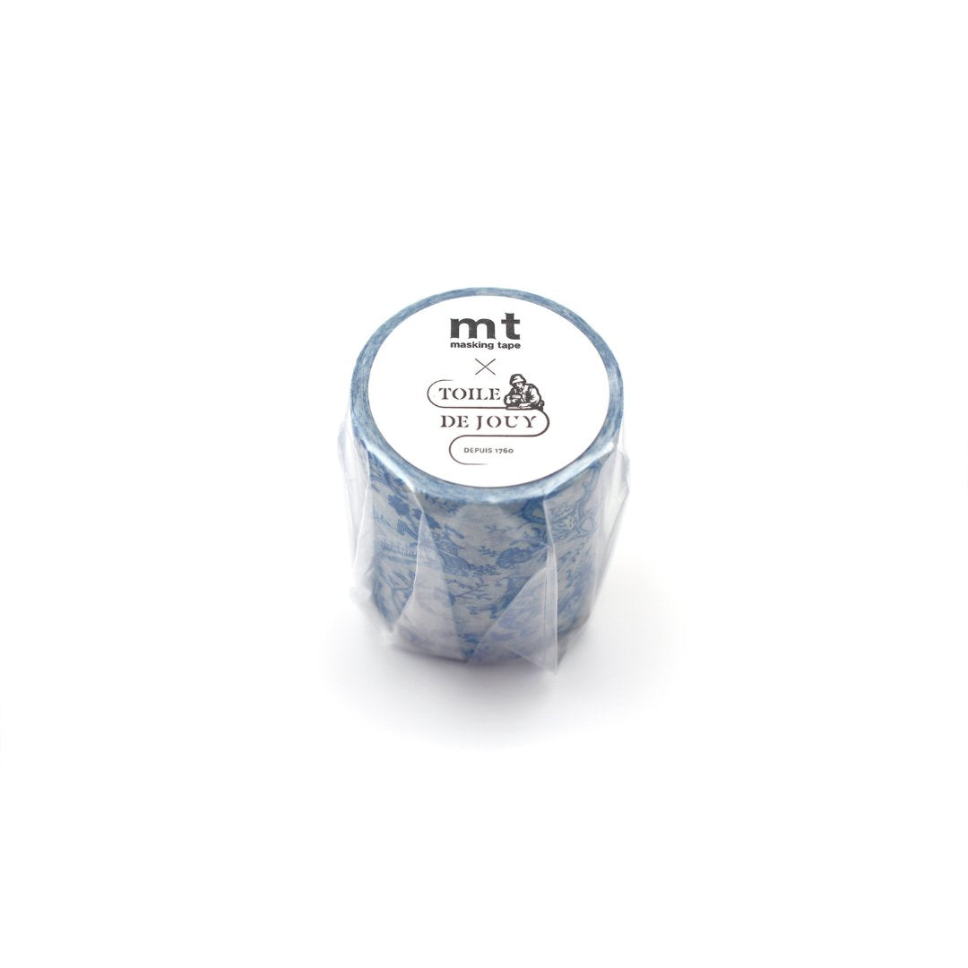 mt x Toile de Jouy Washi Tape — Chinoiseries — rolled out on paper