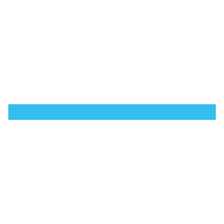 mt Ganshin Washi Tape — Sky Blue — rolled out on paper