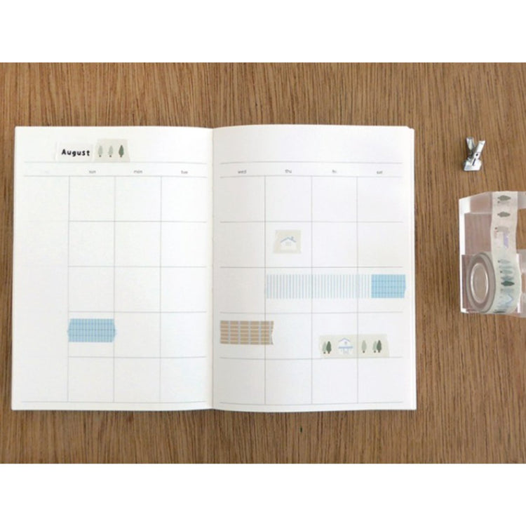 Suatelier Masking Tape — illust.02 — flat lay