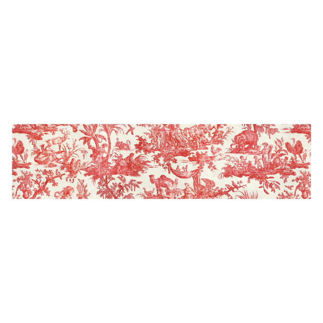 mt x Toile de Jouy Washi Tape — Les Quatre Parties du Monde — with packaging