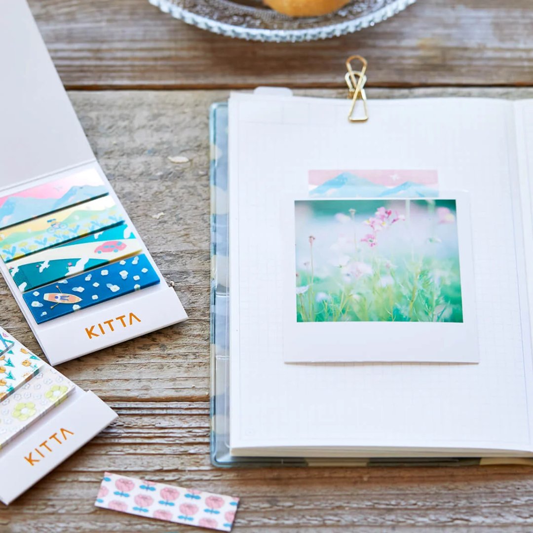 KITTA Masking Tape — Slim Stardust — with packaging